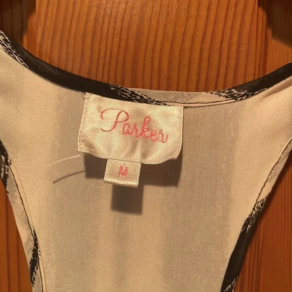 NWOT Parker woman’s long sundress in black and cream. - Picture 4 of 11